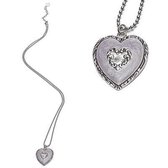 Dolce Luna Heart Ketting paars