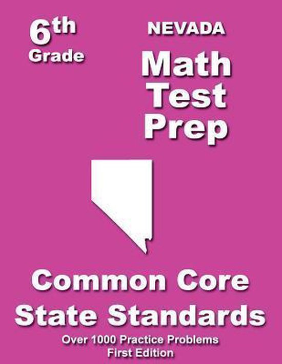 Nevada 6th Grade Math Test Prep - cover
