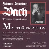 Matthaus Passion (Vienna, 1952 & Buenos