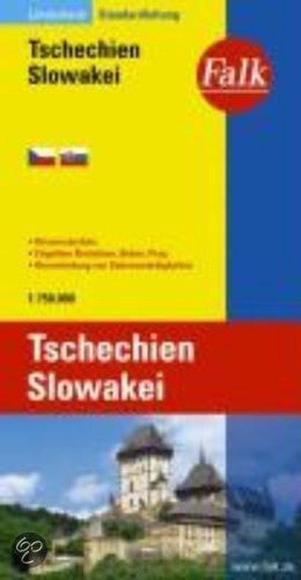 Falk Länderkarte Tschechien, Slowakei 1:750.000 - cover