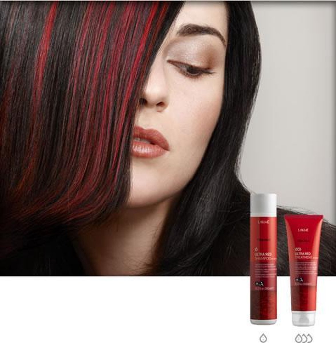 Lakme Teknia Ultra red treatment- rood haar masker 250ml