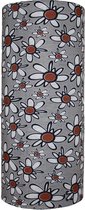 Faceshield - Nekwarmer - One size - Flower Power Grey