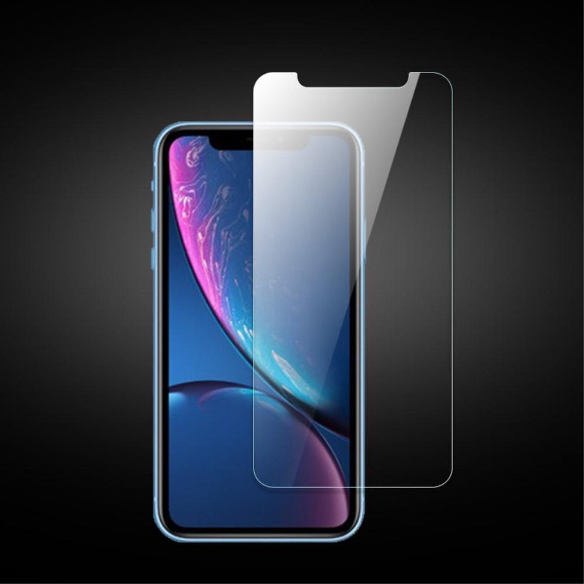 9H Tempered Glass - Geschikt voor iPhone Xr Screen Protector - Transparant