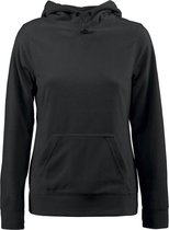 Printer Switch Fleece Hoodie Dames Zwart - Maat XXL