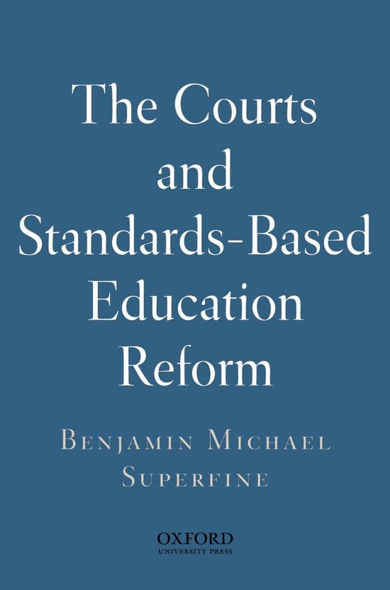 The Courts and Standards Based Reform - cover