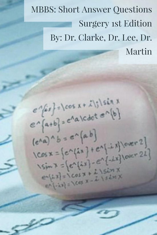 MBBS Short Answer Questions Surgery 1st Edition - cover