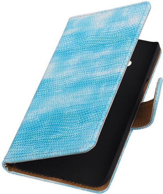 Hagedis Bookstyle Hoes - Wallet Case Telefoonhoesje - Geschikt voor Samsung Galaxy J3 J300F Turquoise