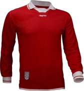 Avento Sport shirt manches longues Senior Rouge / blanc Taille L / xl
