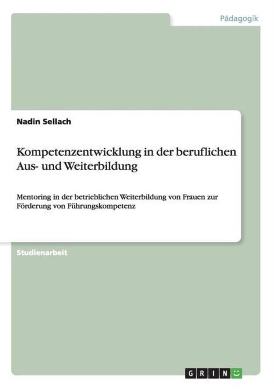 Kompetenzentwicklung in der beruflichen Aus- und Weiterbildu ... - cover