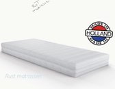 Polyether matras met anti-allergische wasbare Badstof hoes met rits - 70x190 x17cm