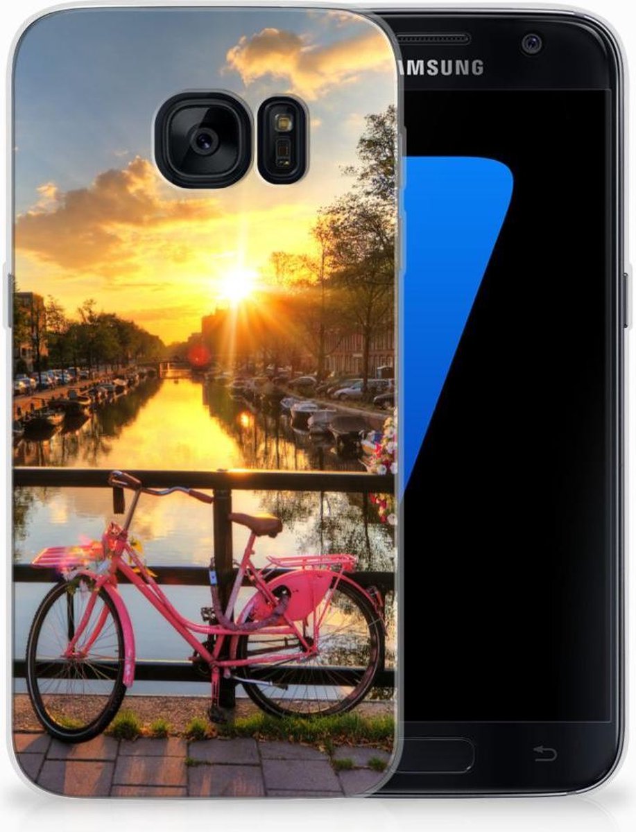 Samsung Galaxy S7 Siliconen Back Cover Amsterdamse Grachten