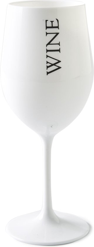 Gewaad Rondsel Tub Riviera Maison Wijnglazen Witte Wijn - Summer Wine Glass - Wit - 1 Wijnglas  | bol.com