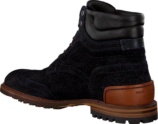 Floris Van Bommel Heren Veterboots 10816 Blauw Maat 43 Floris Van Bommel Heren Veterboots 10816 Blauw Maat 43