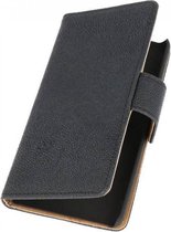 Devil Booktype Wallet Case Hoesjes voor Huawei Ascend G525 Zwart