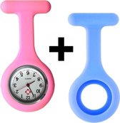 Fako® - Verpleegstershorloge - Zusterhorloge - Verpleegster Horloge - Siliconen Duo - Baby