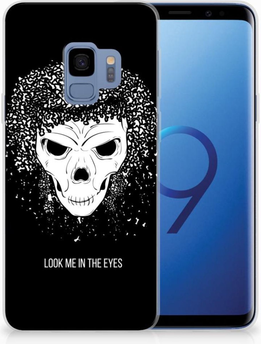 Silicone Back Case Samsung Galaxy S9 Skull Hair