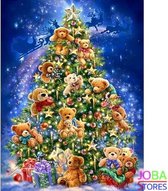 Diamond Painting "JobaStores®" Kerstboom - volledig - 40x50cm