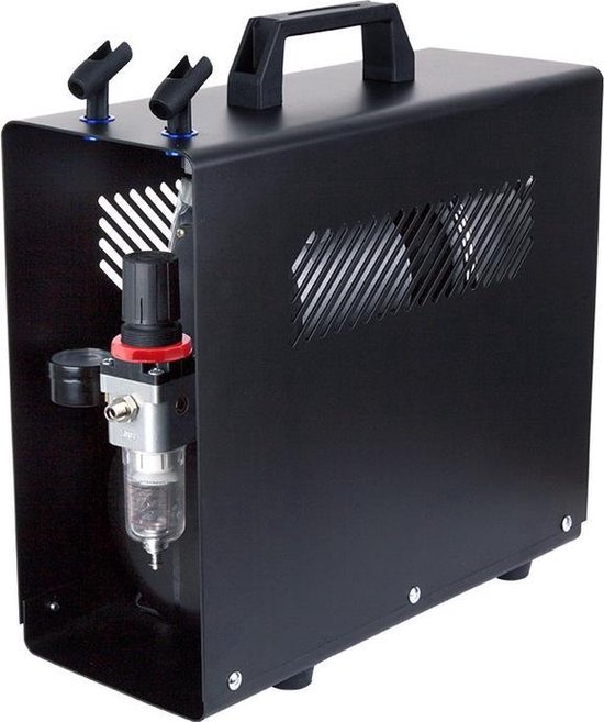 FENGDA FD-196 kéthengeres airbrush kompresszor