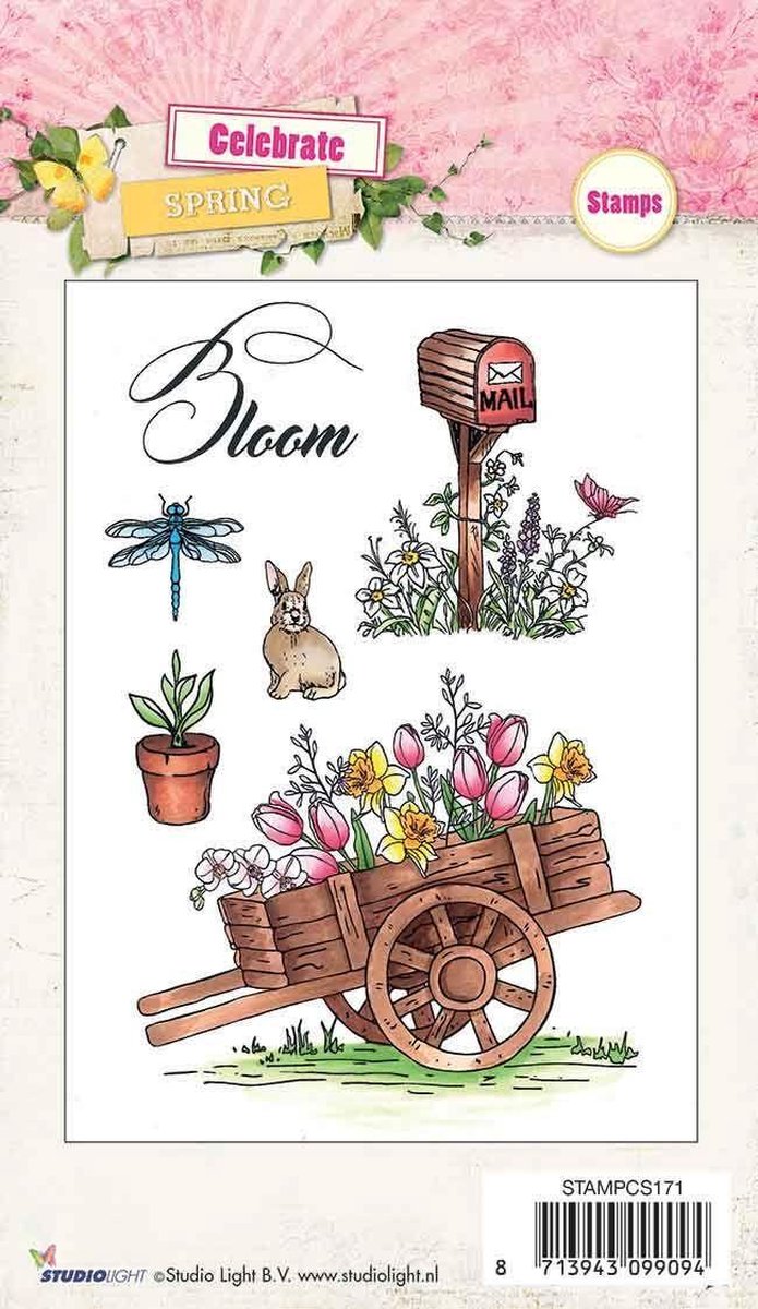 Celebrate Spring - Transparante Stempel – 10,5 x 15cm - Maak prachtige kaarten en andere creatieve projecten