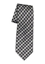 Michaelis stropdas - zwart-wit geruit - Maat: One size