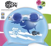 BECO Sealife - zwembril en badmuts - blauw - set