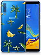 Geschikt voor Samsung Galaxy A7 (2018) TPU Hoesje Design Banana Tree