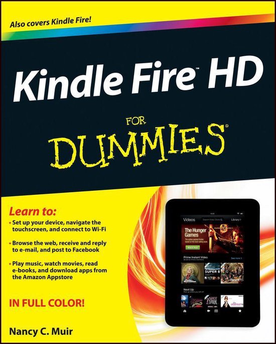 Kindle Fire HD For Dummies - cover
