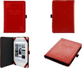 Vintage 6 inch e-Reader Hoesje Case Cover Carpe Diem, rood