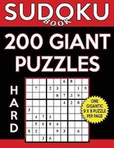 Sudoku Book 200 Hard Giant Puzzles