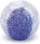 Glazen urn. Asbestemming. "Stardust" Bol donker blauw. Afmeting 10 cm.