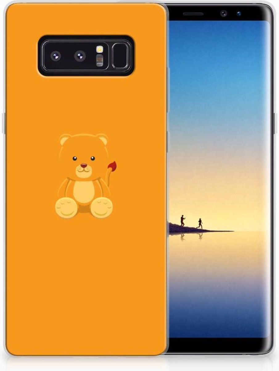 TPU Hoesje voor Samsung Galaxy Note 8 Telefoonhoesje met Naam Baby Beer