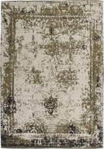 Kayoom vintage-Patchwork vloerkleed - echt handgemaakt 120 x 170 Groen