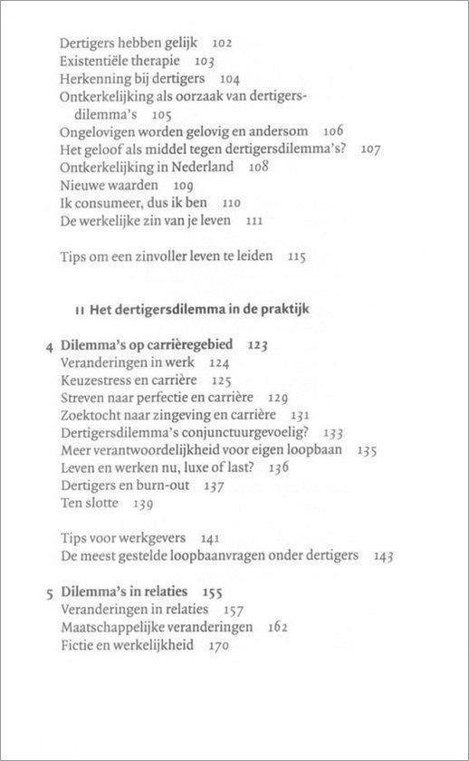 Het Dertigers Dilemma