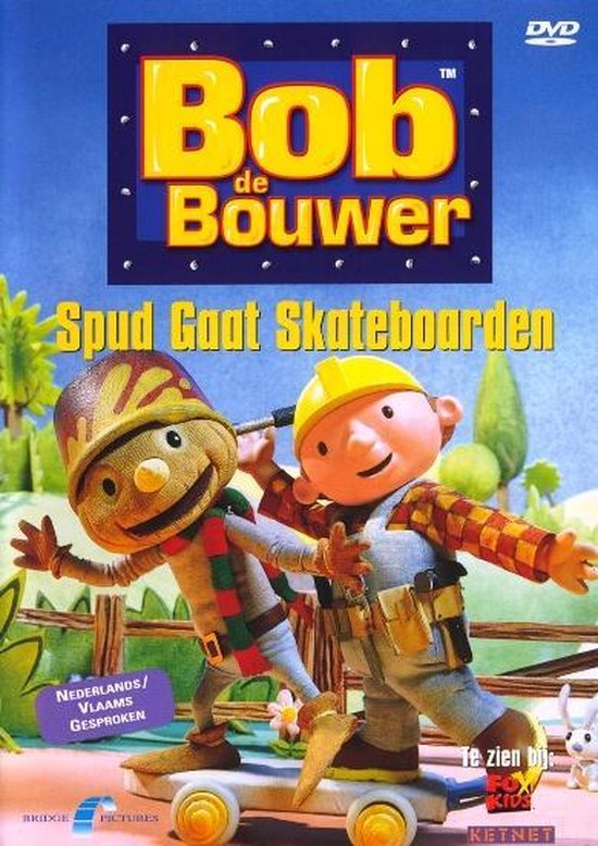 Cover van de film 'Bob de Bouwer - Spud gaat Skateboarden'