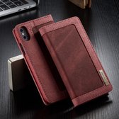 Bookcase - Iphone XS Max Hoesje - Rood - Caseme
