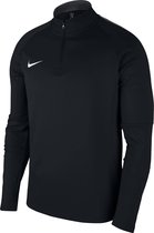 Nike Academy 18 Drill  Sportvest - Maat S  - Mannen - zwart