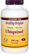 Ubiquinol 100 mg (150 gelcapsules) - Healthy Origins