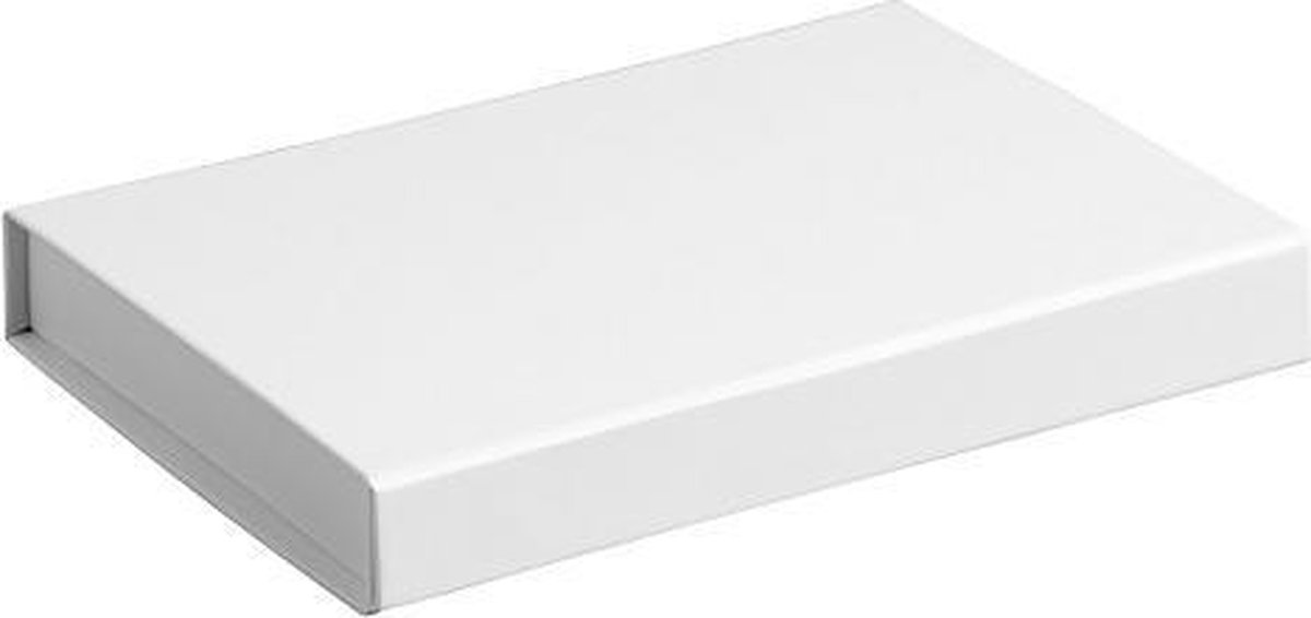 Geschenkdoos magneetdoos - Luxe Giftbox, 22x16x2,5cm WIT(5 stuks)