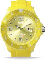 Tutti Milano TM001YE - Horloge - Kunststof - Geel - 42.5 mm