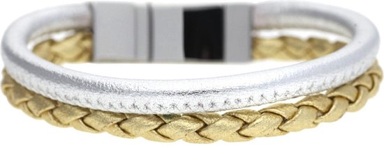Esprit ESBR11589A170 - Bracelet - Cuir - Couleur argent
