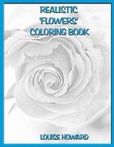 Realistic 'flowers' Coloring Book