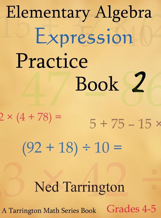 Elementary Algebra Expression Practice 2 - Elementary Algebr ... - cover
