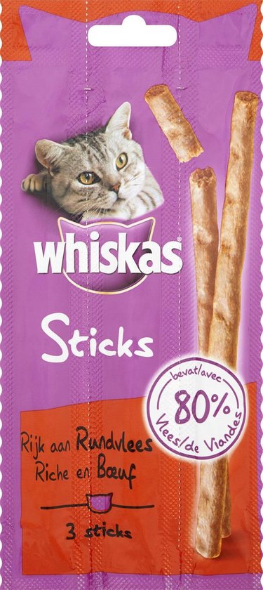 Whiskas Temptations - Voordeelpakket: Rund 6 x 60 g | De Kattensite Webshop Whiskas Temptations - Voordeelpakket: Rund 6 x 60 g | De Kattensite Webshop