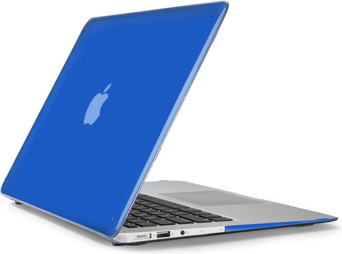 Qatrixx Macbook Air 11 inch Hard Case Cover Laptop Hoes Blue Blauw