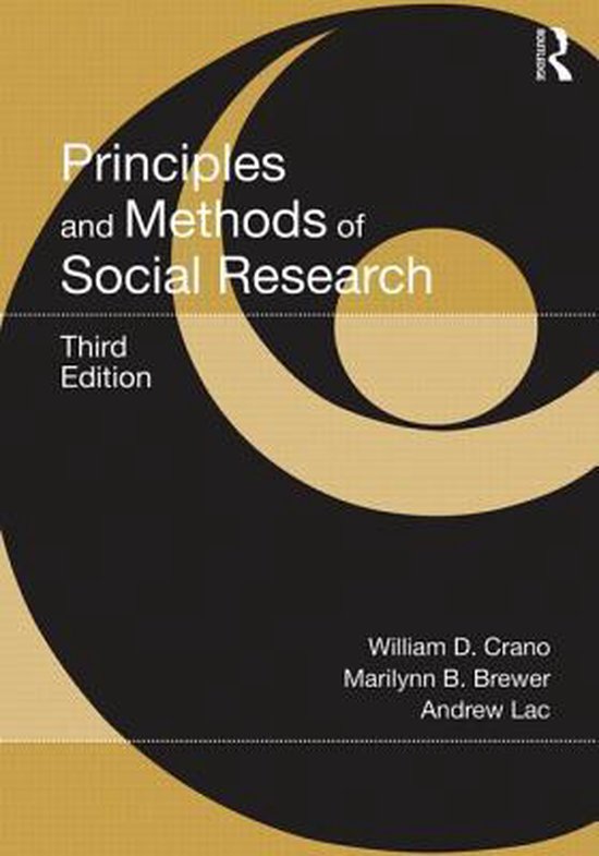 Principles and Methods of Social Research - cover
