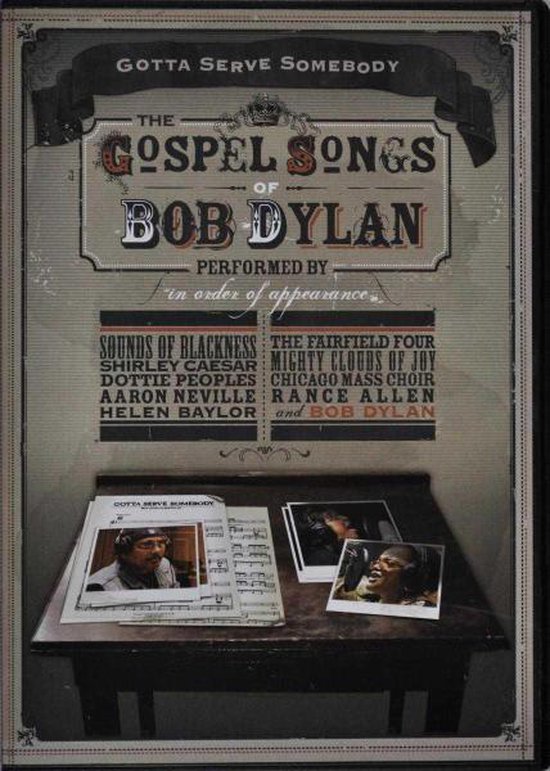 Cover van de film 'Various Artists - The Gospel Songs Of Bob Dylan'