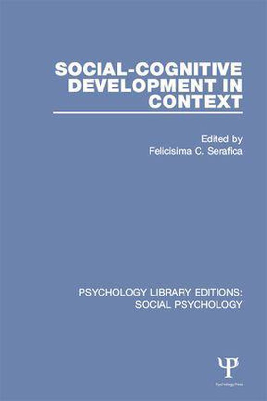 Psychology Library Editions: Social Psychology - Social-Cogn ... - cover