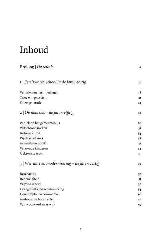 Pagina met inhoudsopgave van het boek 'Gemengde gevoelens'.