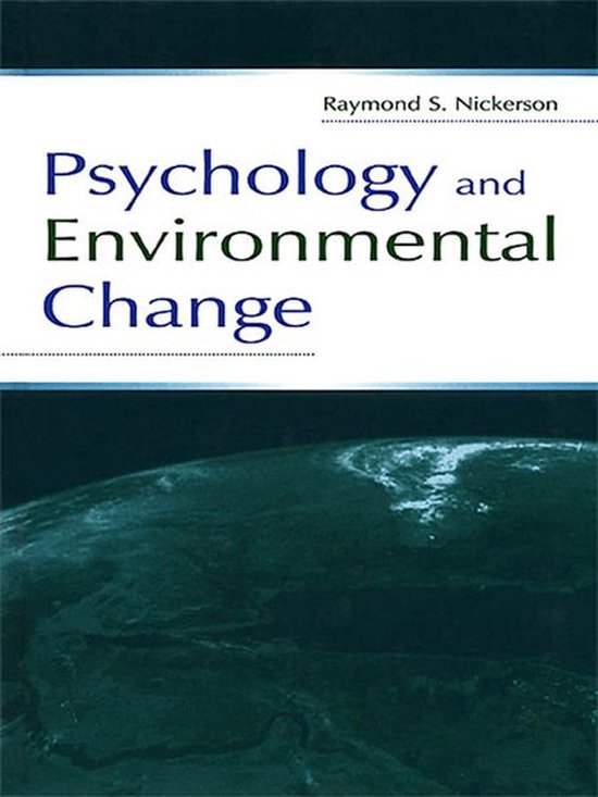 Psychology and Environmental Change - cover