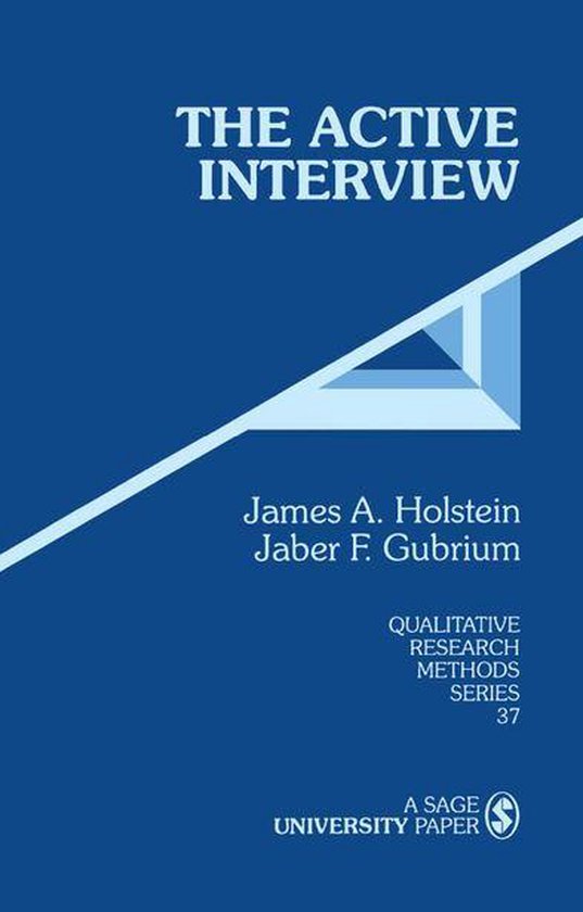 Qualitative Research Methods - The Active Interview - cover